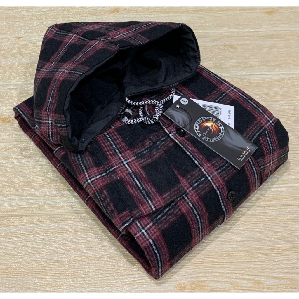 KEMEJA FLANEL HOODIE PRIA LENGAN PANJANG / FLANEL HOODIE KUPLUK / FLANNEL COWO DISTRO/KEMEJA PRIA TE