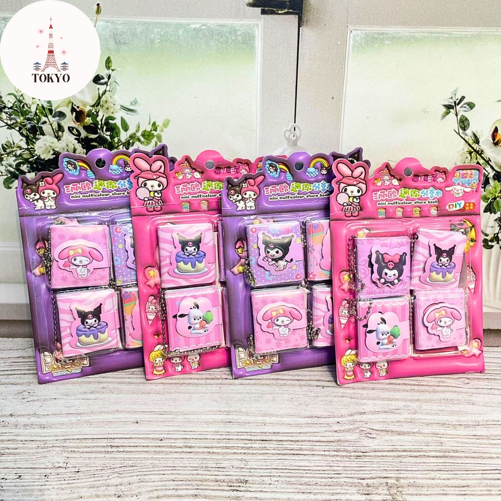 

Buku Mini 1 Set 4 Pcs Sanrio FY-0001 BK-1425 Kuromi