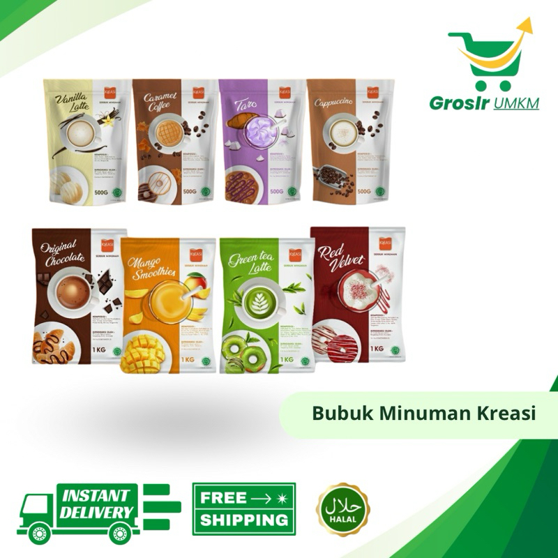 

Grosir UMKM - BUBUK MINUMAN KREASI, TOPPING PASTRY,SERBUK MINUMAN