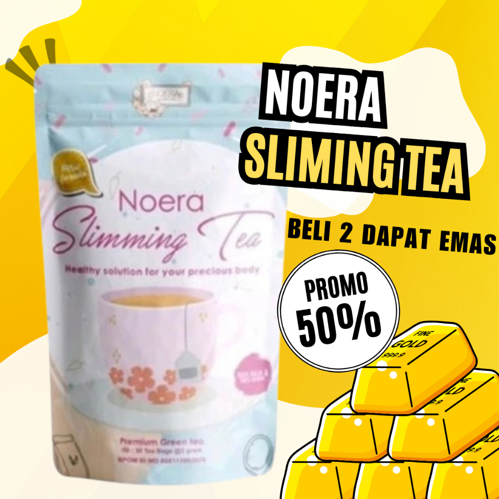 

ORIGINAL!!! TEH NOERA SLIMMING TEA | TEH HIJAU PELANGSING BADAN HERBAL TERDAFTAR BPOM | GRATIS EMAS