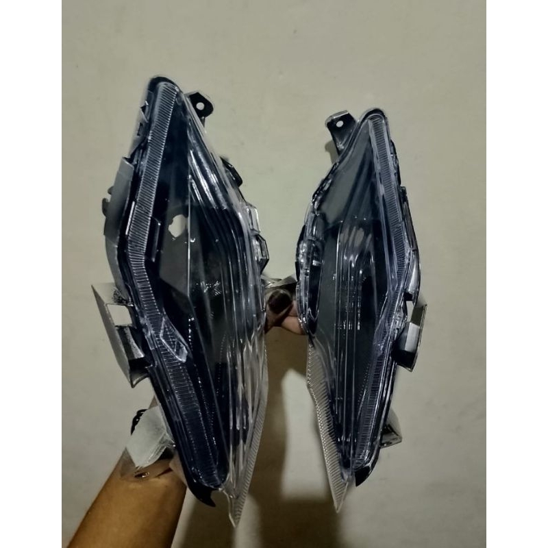 Reflektor Plus Mika Kaca Lampu Sein Sen Reteng Beat Duluxe 2020 2021 2022 2023 Custom Hitam