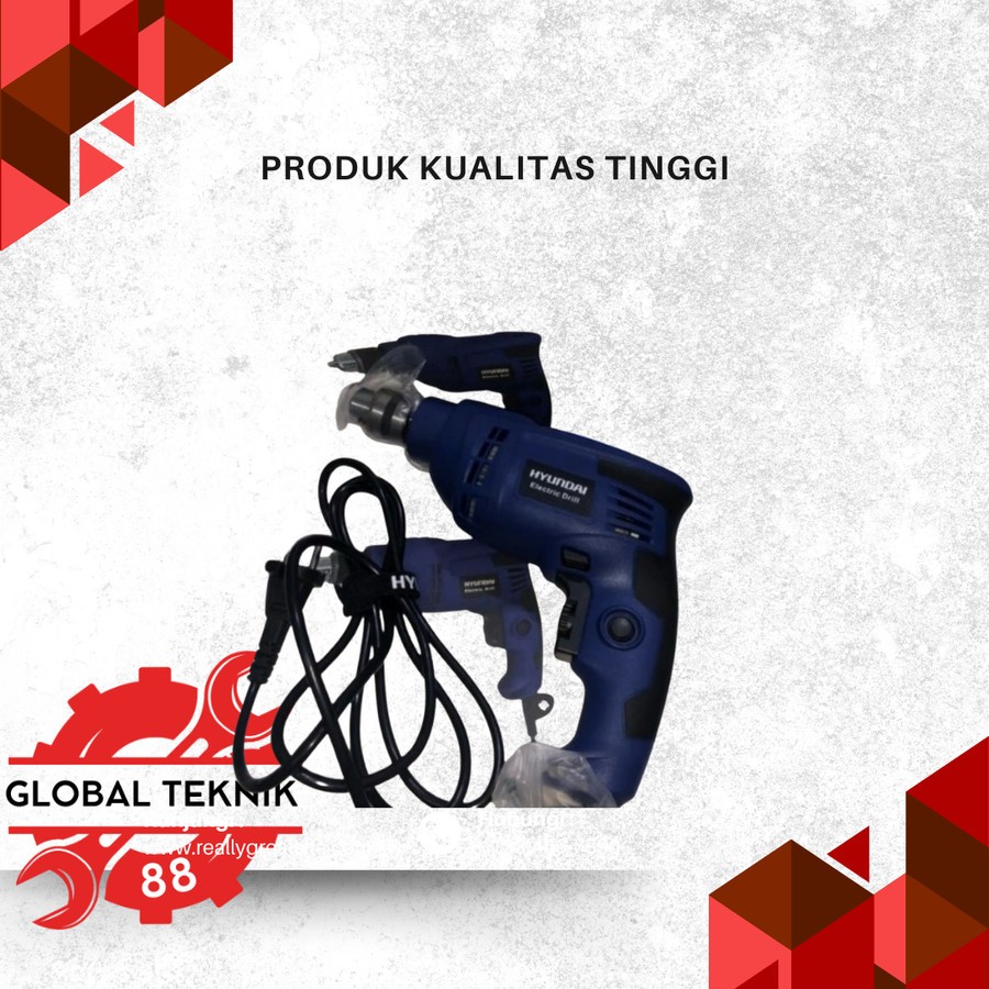 Mesin Bor Hyundai 10mm HYUNDAI HDED108 Korea Hyundai HDED 108