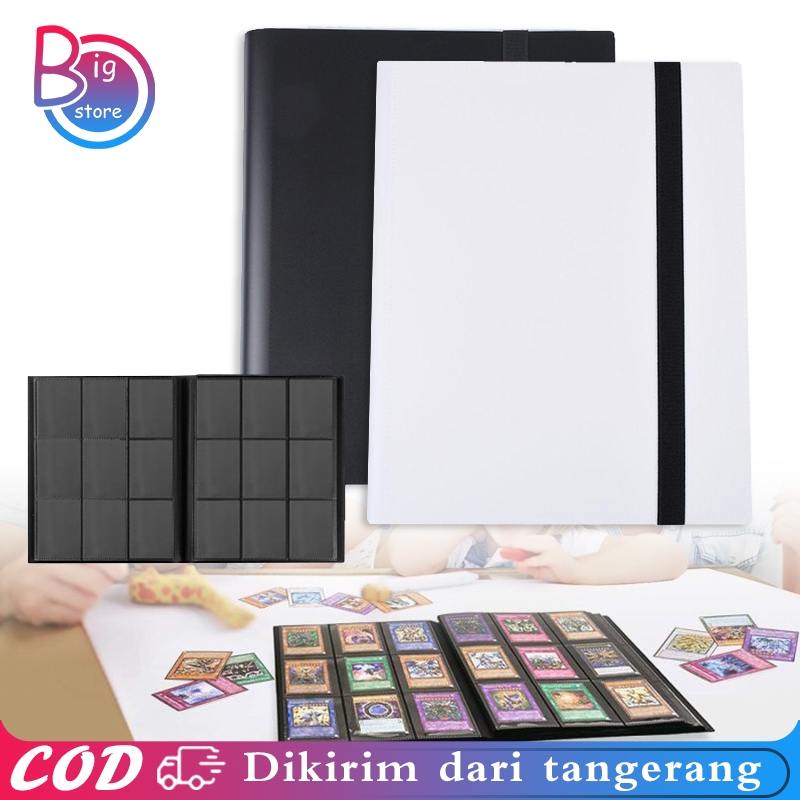 Koleksi Buku Photocard 360pcs 9 Slot Buku Koleksi Kartu A4 Album Foto Card Album Kartu Album Koleksi