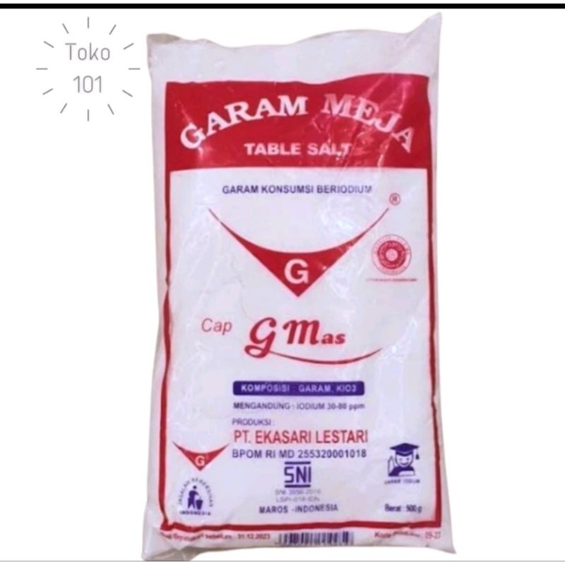 

Garam Halus GMas garuda mas 500g