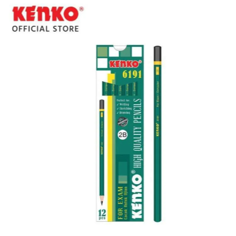 

(12 Pcs) - KENKO PENSIL 2B 6191
