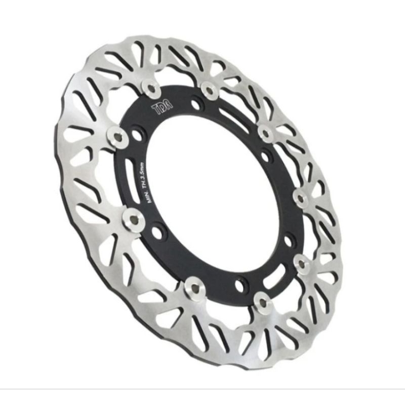 cakram depan  DISC ROTOR 298 MM TDR FORZA 250/NSR 150 SP FLOATING GOLD BLACK