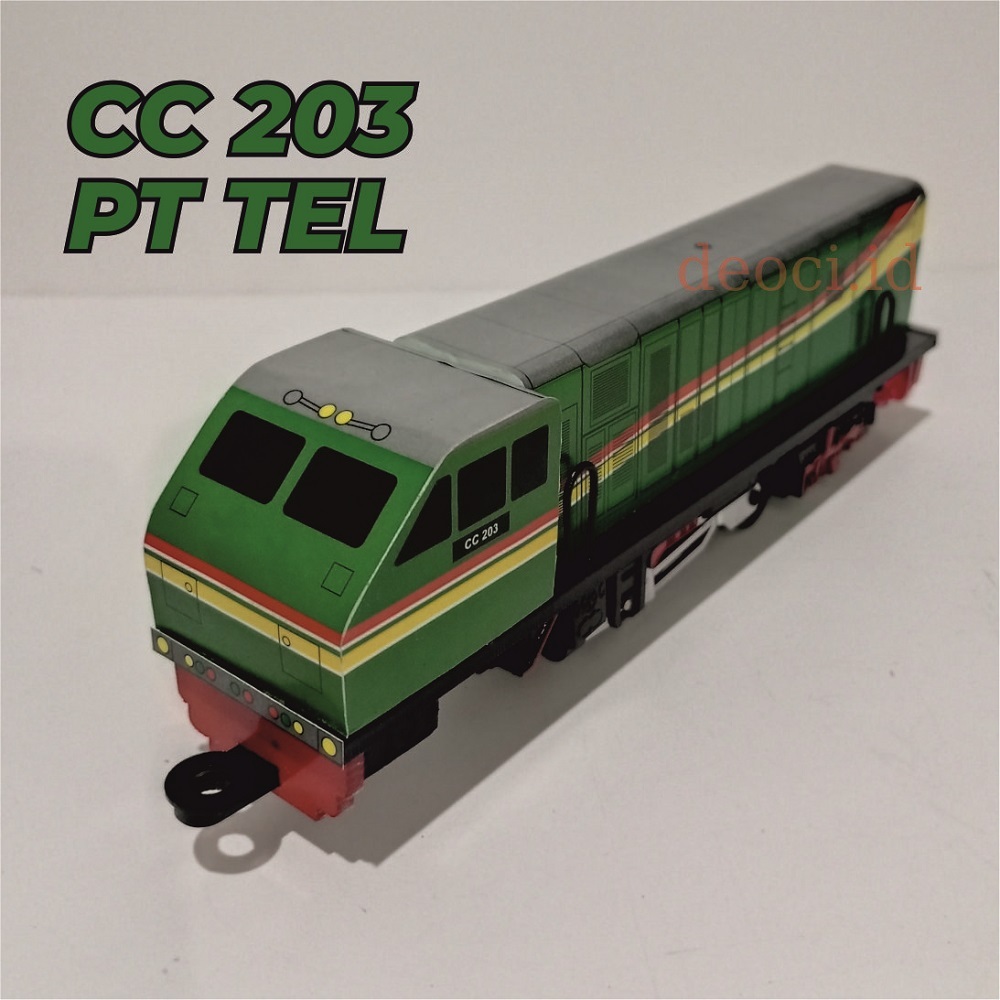 LOKOMOTIF KERETA API INDONESIA CC 203 PT TEL
