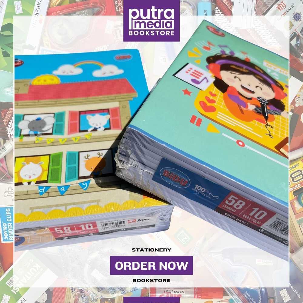 

Buku Tulis Sidu Isi 58 Lembar / Pcs