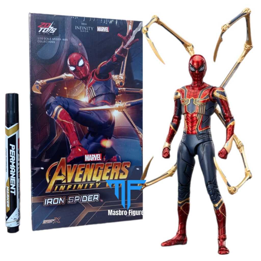 Action Figure ZD Toys Avengers: Infinity War Iron Spider 1:10 Scale