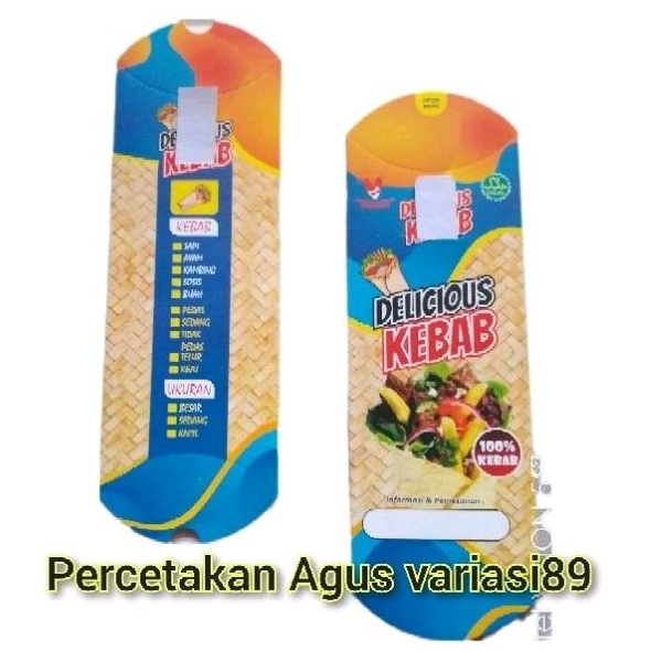

dus kebab isi 100 lembar // kemasan kebab isi 100 lembar