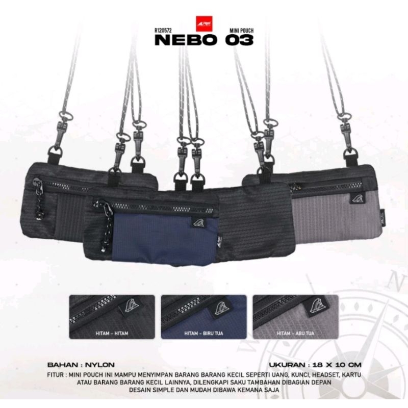 tas selempang rei kecil nebo03 T10xP18cm