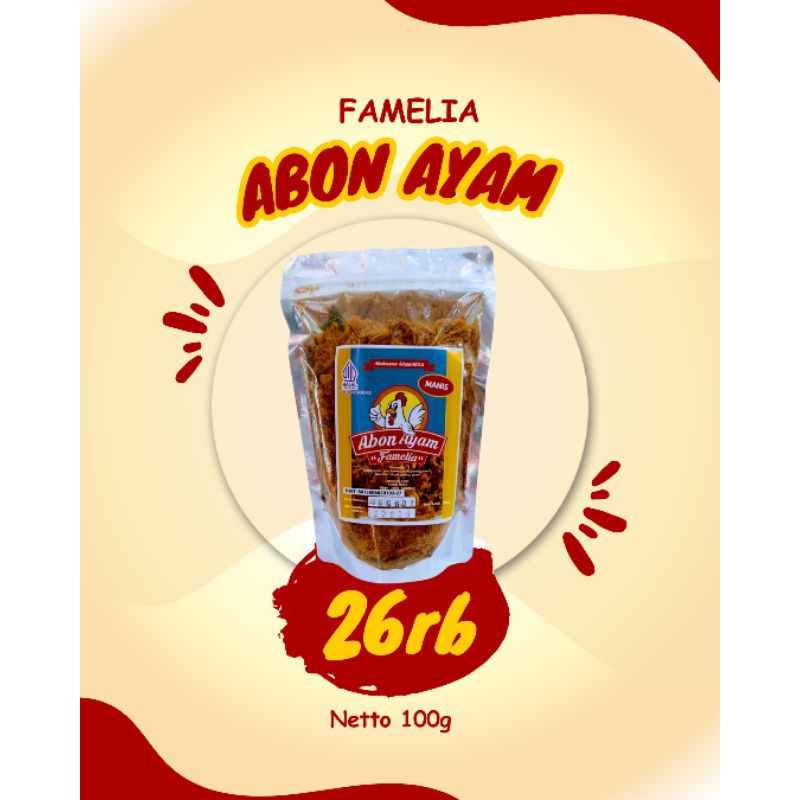 

Abon Ayam Famelia|100g