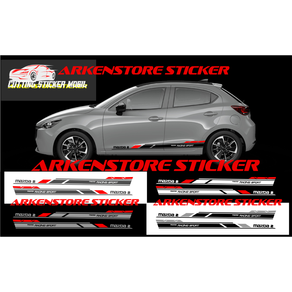 Sticker mazda2 sticker stiker mobil mazda 2 sticker list mazda2