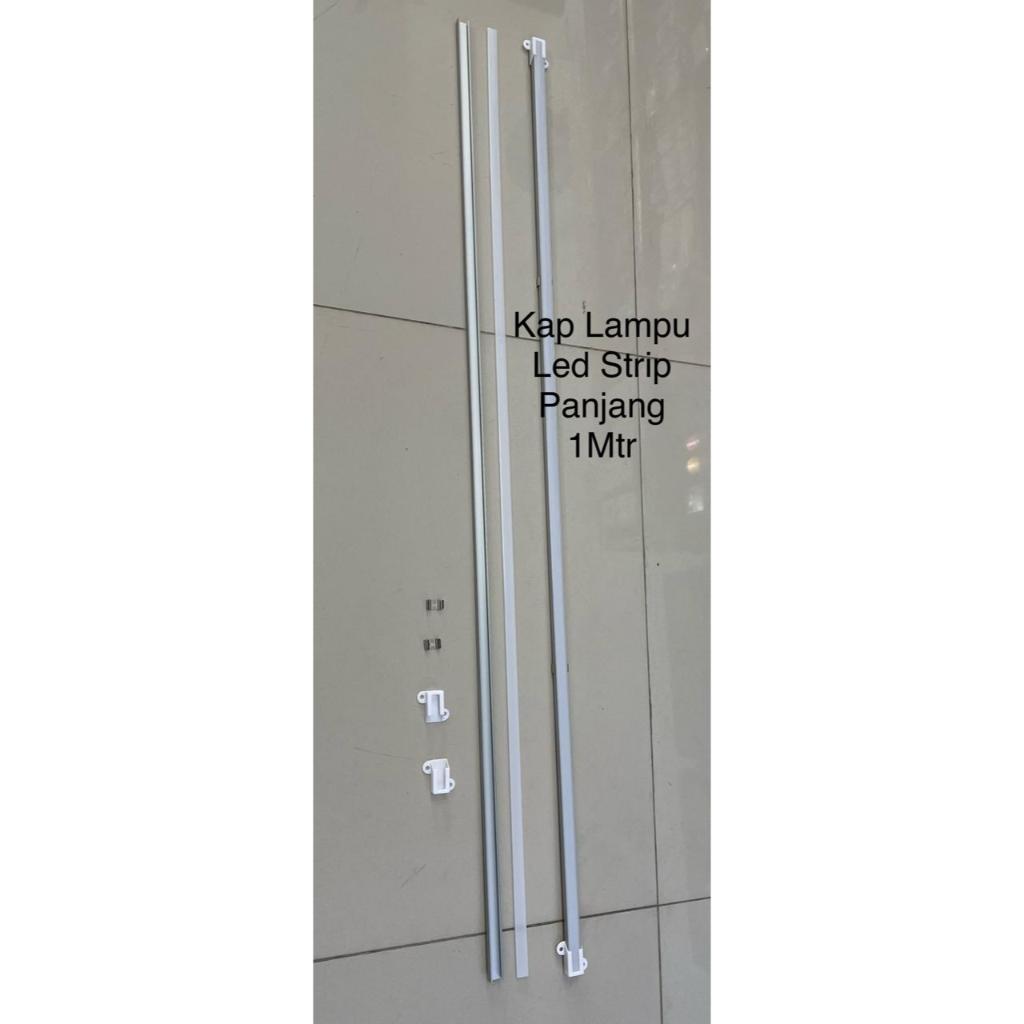 Kap Housing Aluminium Lampu LED STRIP U 100 CM