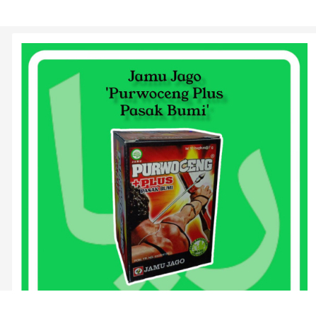 

Per Kotak Jamu Purwoceng Plus Pasak Bumi Untuk Stamina Tubuh Isi 10 Sachet