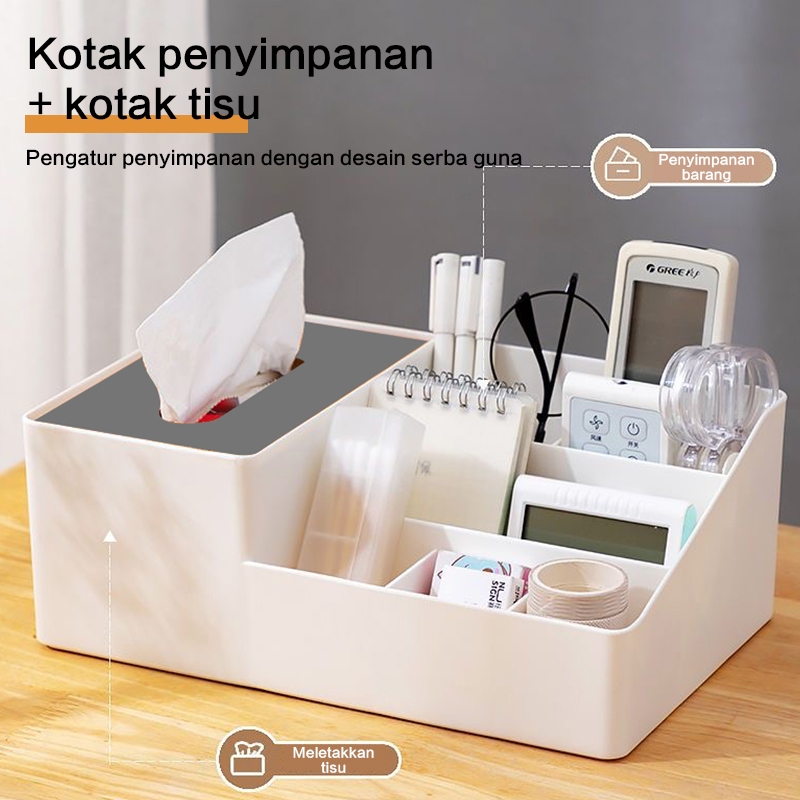 HJK Megam Laci Meja Penyimpanan Aksesoriss / Alat Tulis Rak Laci Aesthetic Multifungsi HSB807