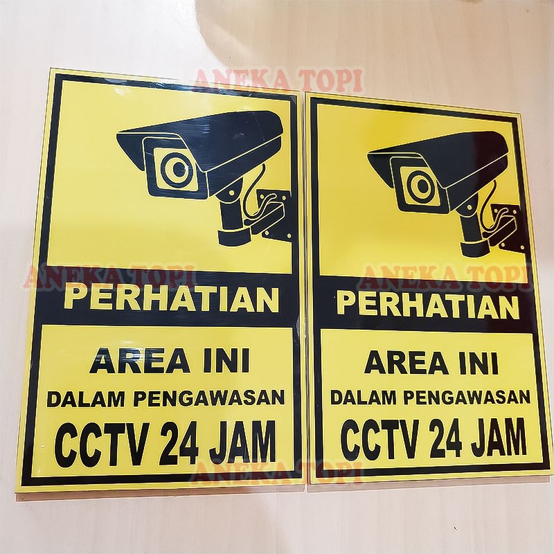 

Papan Pemberitahuan Papan Sign Area Ini Dalam Pengawasan CCTV 24 Jam - Aneka Topi