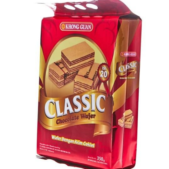 

KHONG GUAN CLASSIC 350g/ WAFER CHOCOLATE/ KHONG GUAN WAFER