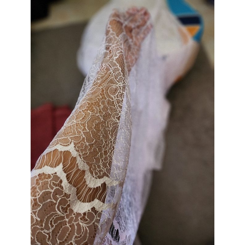 kain kebaya metalik santili