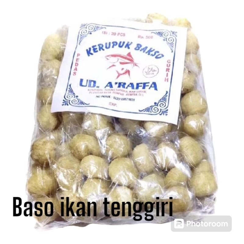 

kerupuk baso Ikan tenggiri enak lezat dan nikmat isi 20pcs