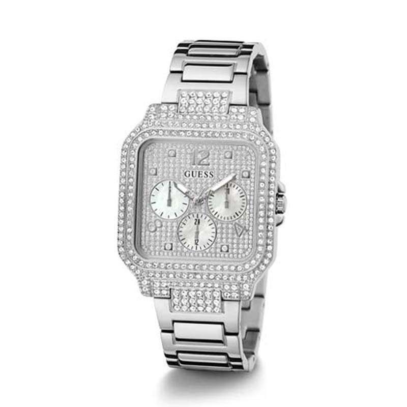 Original 100%. Guess GW0472L1 Deco Jam Tangan Wanita Analog Silver