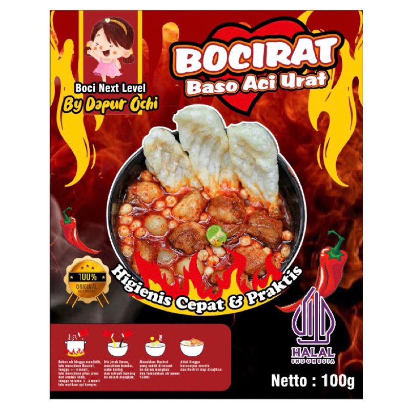 

Baso Aci Urat BOCIRAT Homemade, Camilan Next Level