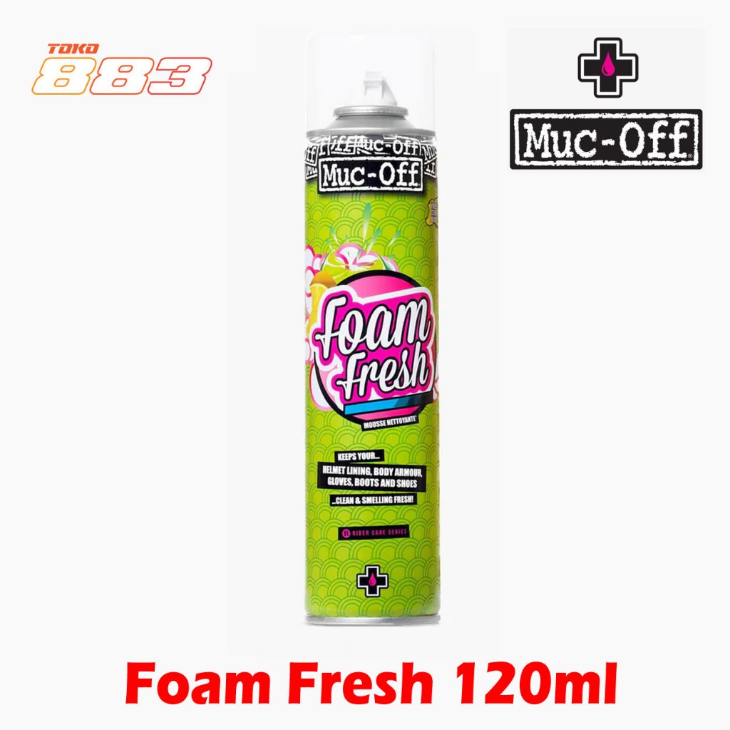 MUC OFF FOAM FRESH 400ML - Pembersih Helm Sarung Tangan Sepatu