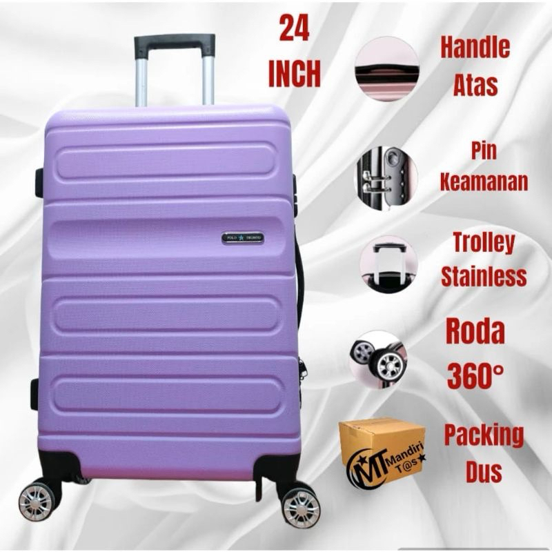 koper pollo 24 inchi koper anti pecah/koper murah/koper berkualitas/koper bagus