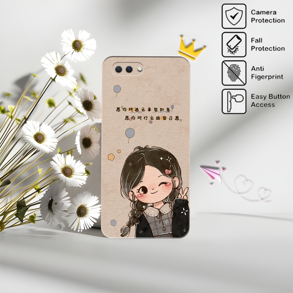 Case Hp Oppo A3S - OPPO A5 - Case Motif Cute OPPO A3S - OPPO A5 -  Casing Hp - Silicon Hp - Cover Hp