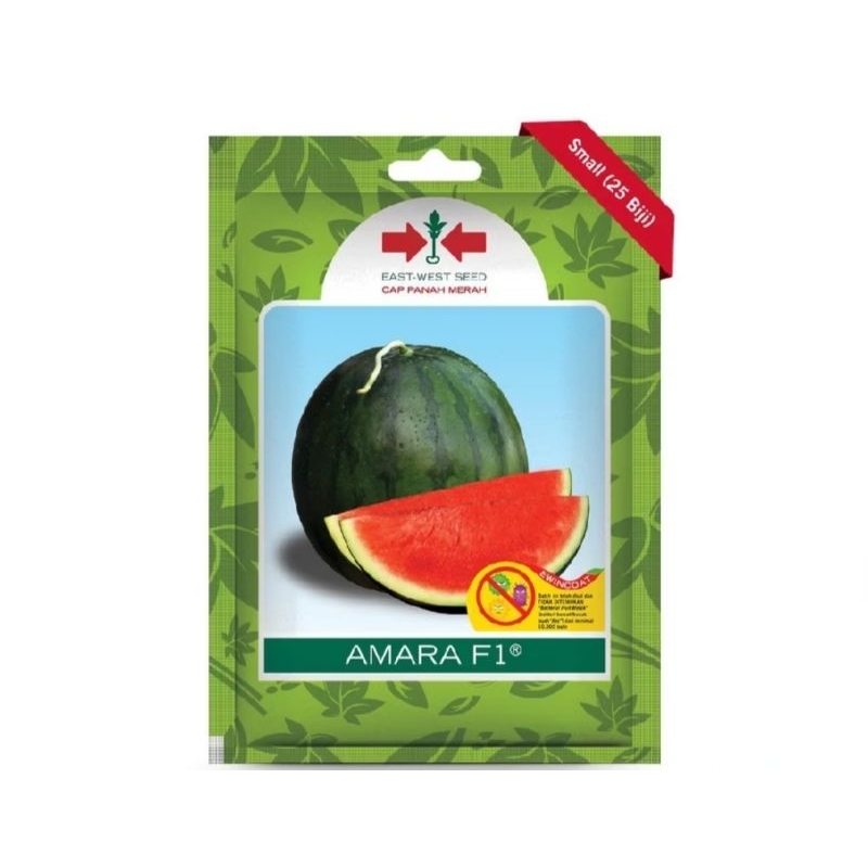 Benih/Bibit Semangka Bulat Non-Biji Amara F1 25btr