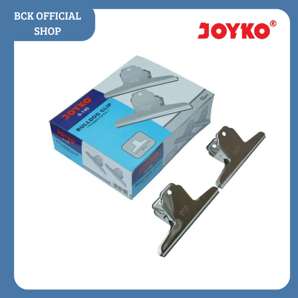 

Bulldog Clip Klip Penjepit Kertas Joyko - 6-145 (PCS)