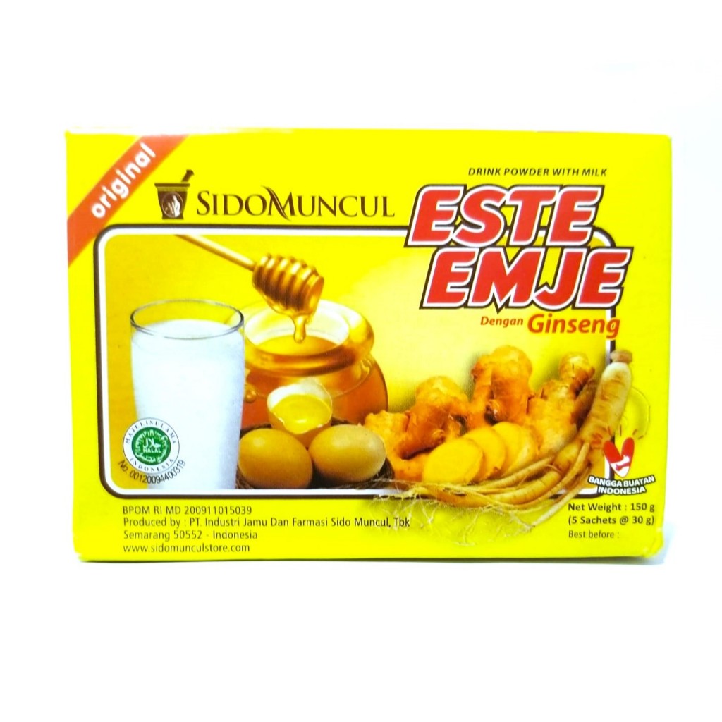 

ESTE-EMJE Sidomuncul STMJ dengan Ginseng isi 5 sachet @ 30g