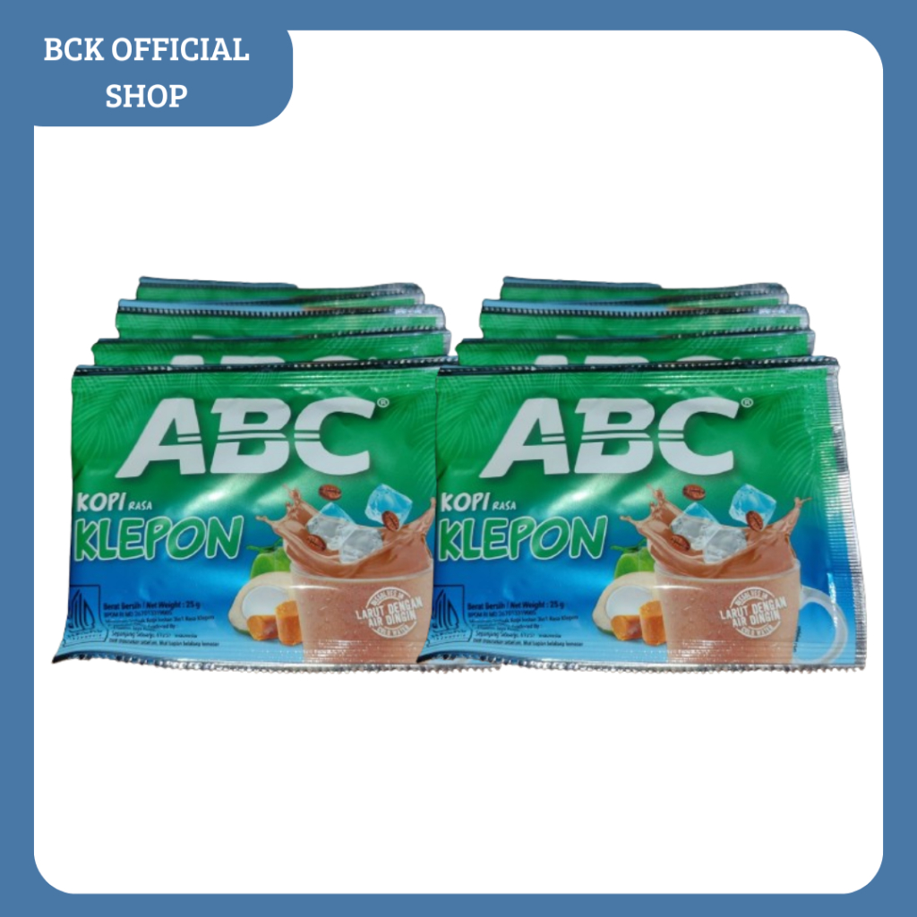 

ABC KOPI KLEPON 10x25gr (1Renceng)