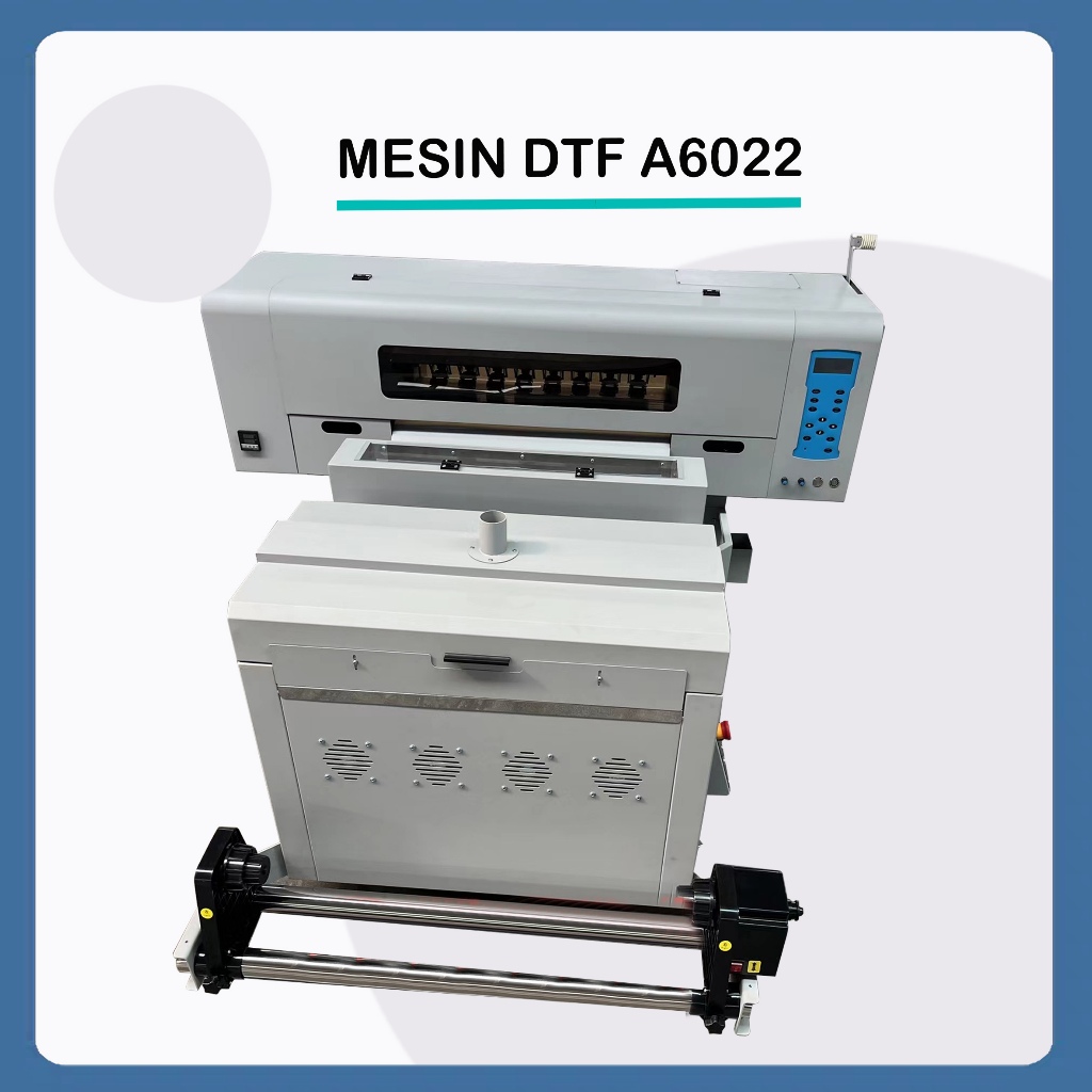 Mesin DTF-A6022 Printing Sablon DTF 60 cm with 2 Print Head XP600 + Sheker