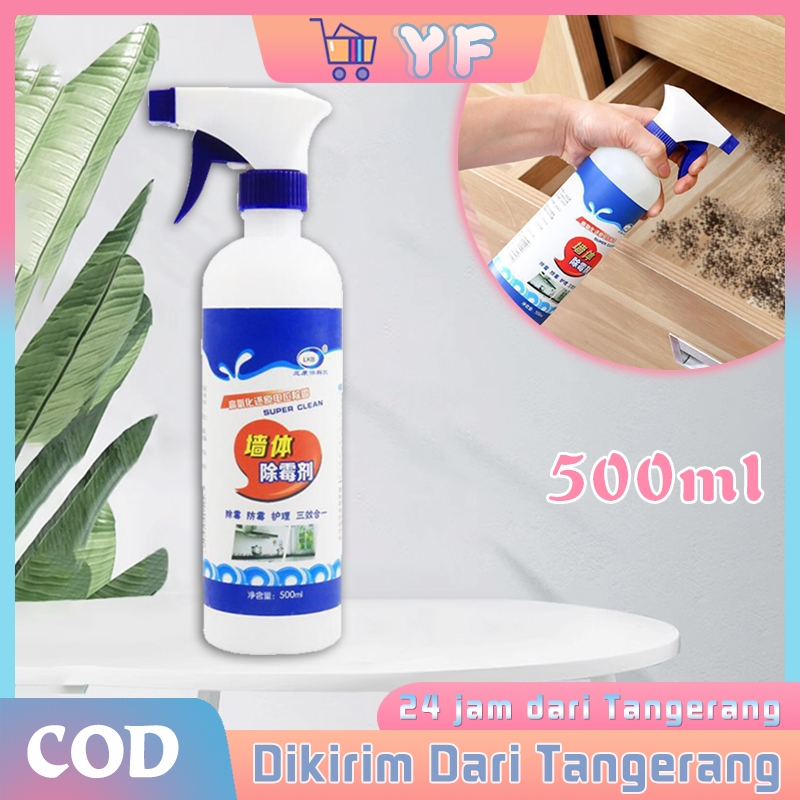 500ml Spray Pembersih Jamur Pembersih Jamur Dinding Tembok Pembersih Dinding Dapur Kamar Mandi Lemar
