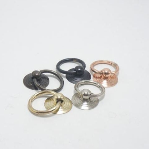 Handle tarikan laci 2 cm KA.T1 Gagang kotak box cabinet kuningan antik - Bronze antik