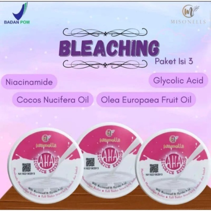 BLEACHING AHA MISONELLS PEMUTIH BADAN//BLEACHING BADAN