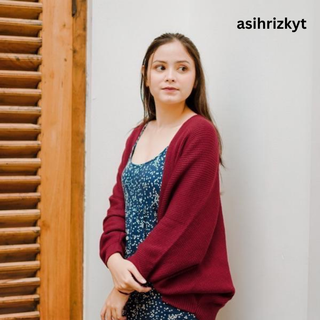 Outer rajut model Batwing Cardigan Oversize Rajut Tebal