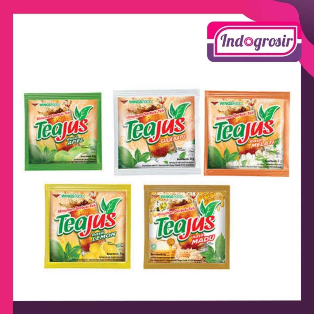 

TEA JUS SACHET 8G ALL VARIAN / TEA JUS RENTENG / PROMO