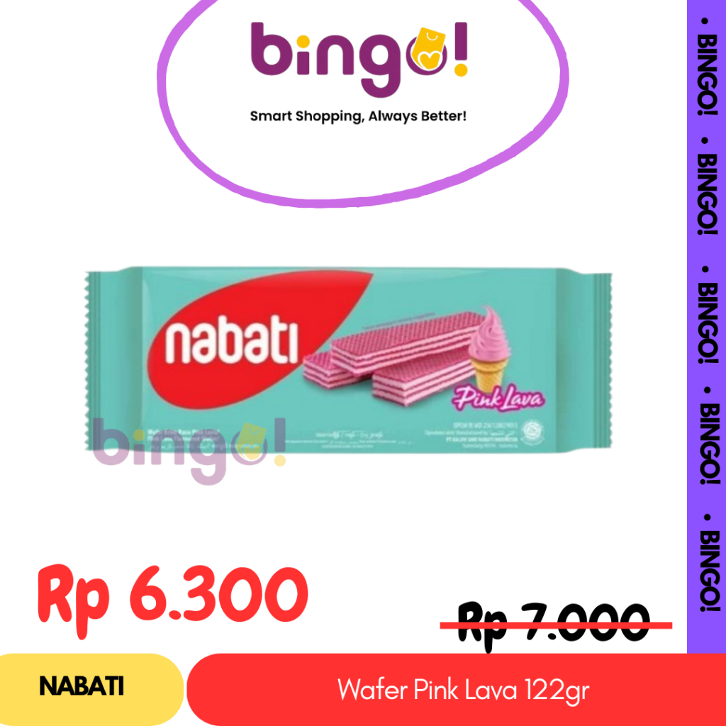 

NABATI Richeese / Pink Lava Wafer 122gr