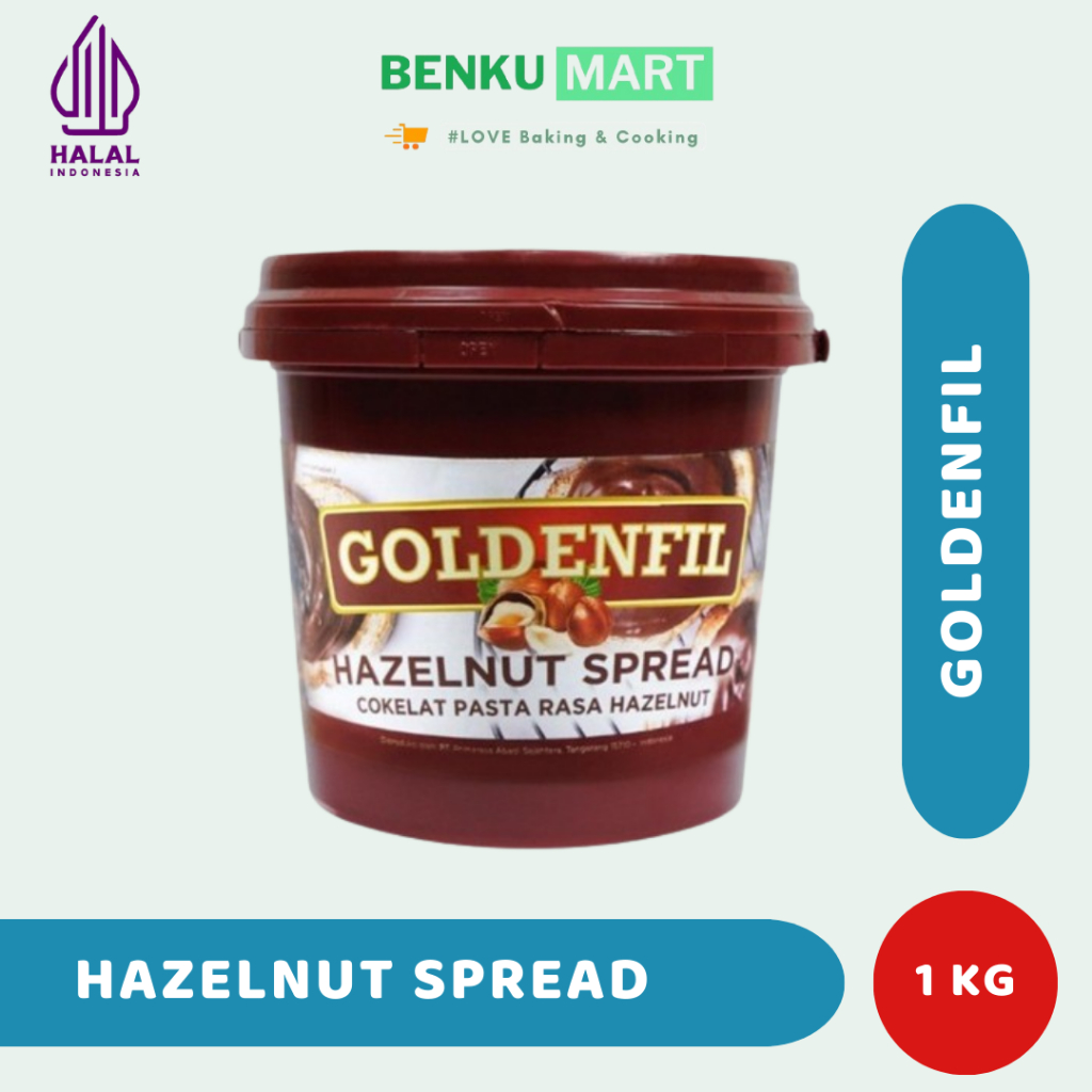 

Goldenfil Hazelnut Spread 1 Kg | Selai Hazelnut Spread Goldenfil