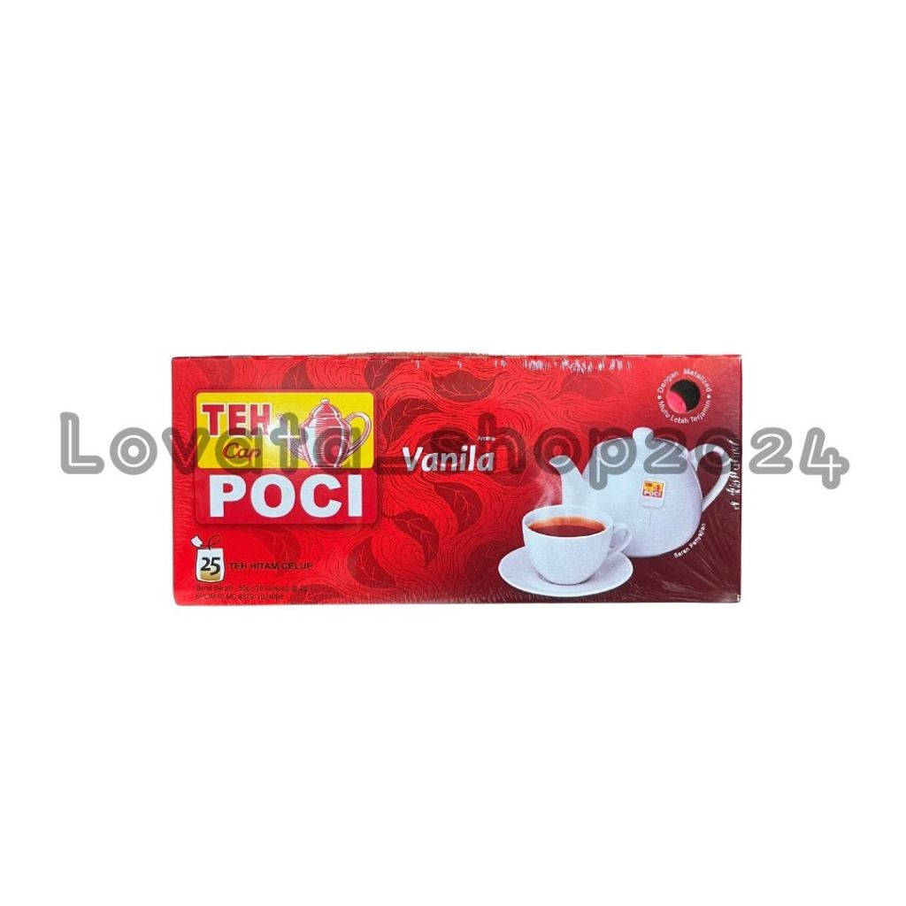 

Teh Poci Aroma Vanilla isi 25 kantung teh