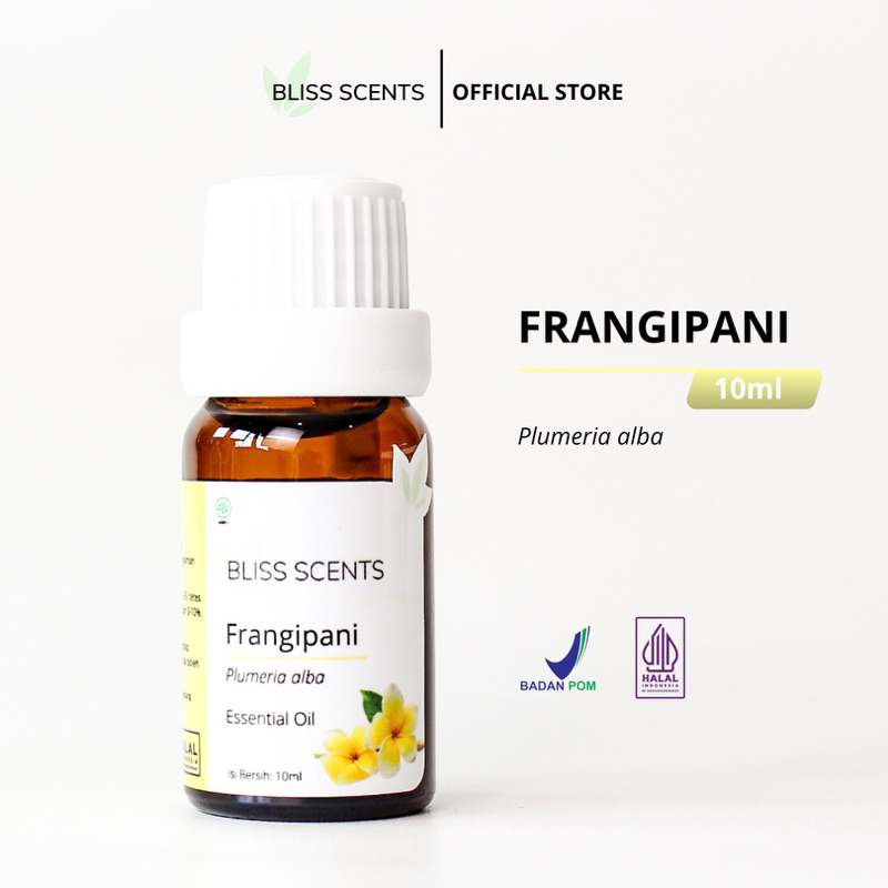 BLISS SCENTS Frangipani / Plumeria / Kamboja Essential Oil Aromaterapi 100% Murni Therapeutic Grade 