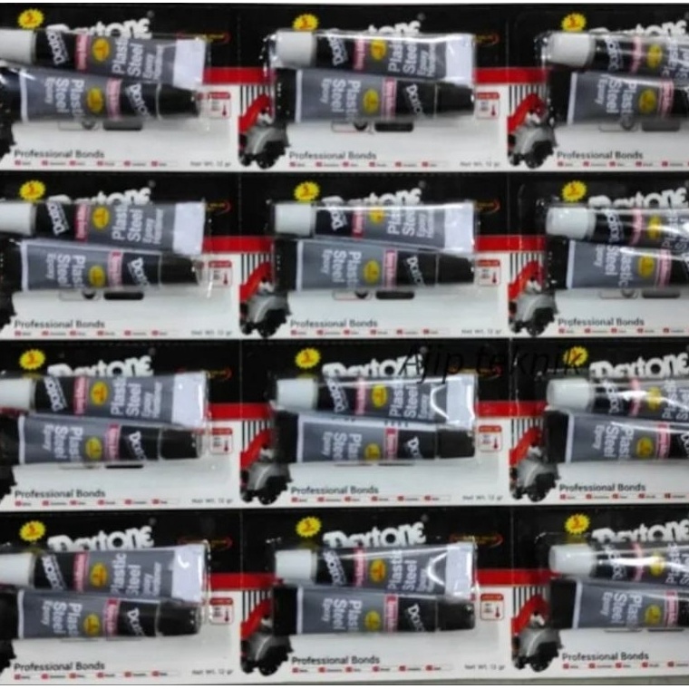 

KODE R7B6 1 Lembar 12 Pasang Lem Dextone Renteng 12grMerekat Super Kuat Dalam 5 Menit