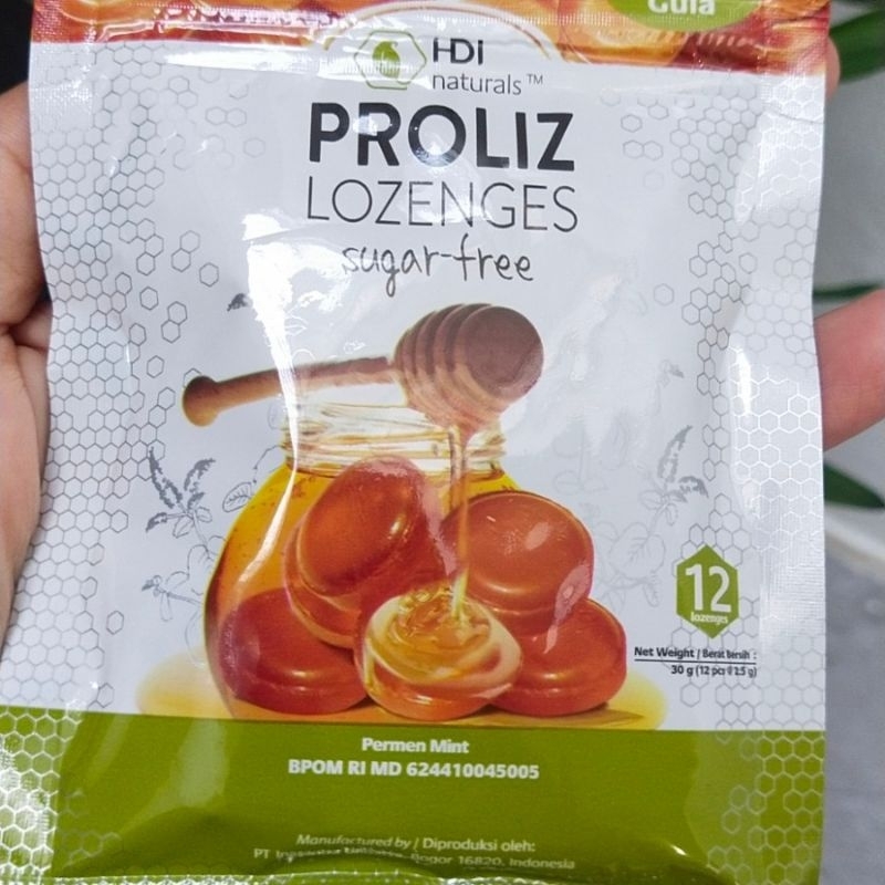 

Promo!!! Prolizz Lozenges HDI Rasa Original Sugar Free (12 loz)