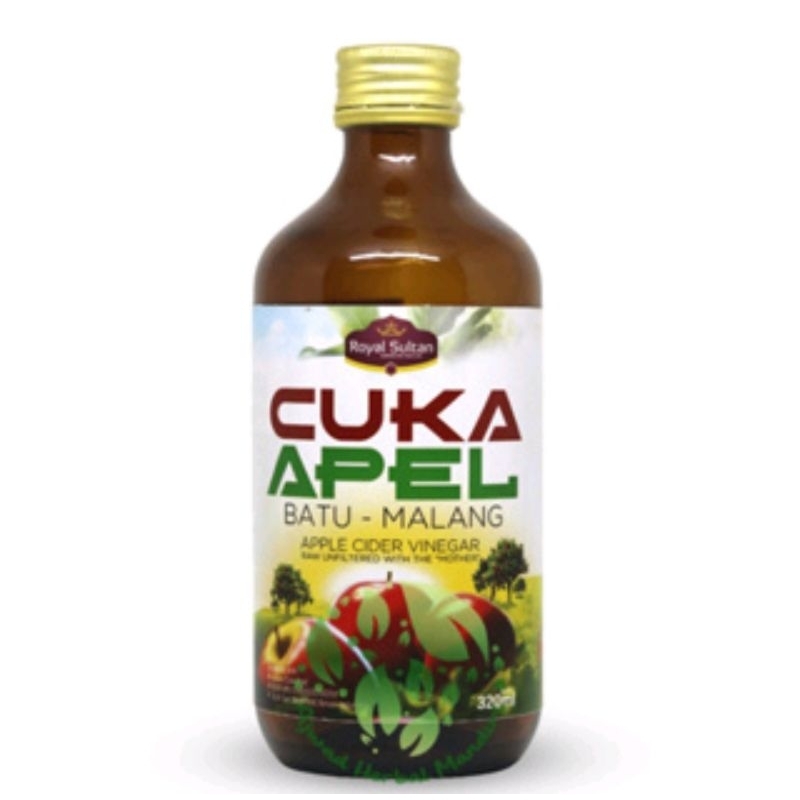

Cuka Apel Batu Malang Royal Sultan 320ml With Mother Organic Apple Cider Vinegar