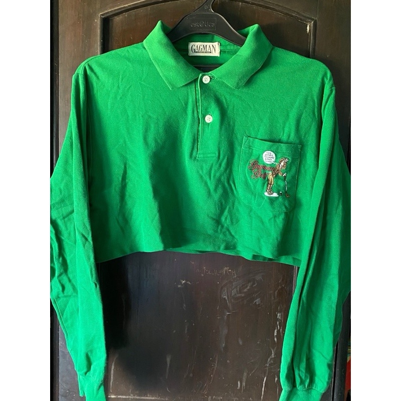 polo crop big logo