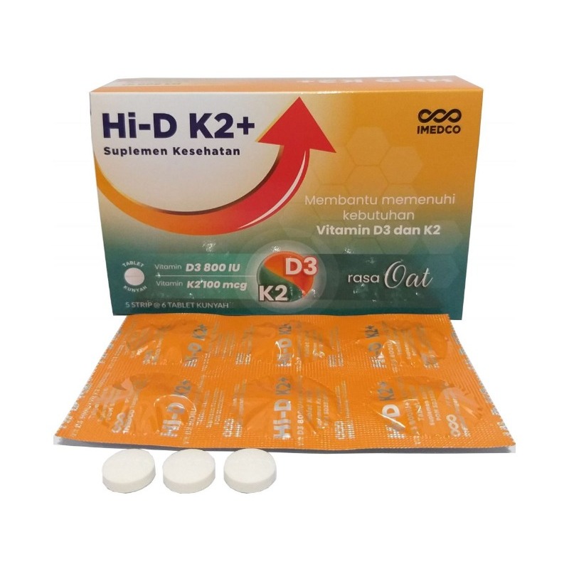 Vitamin D3 + K2 1st Pertama di Indonesia HALAL - BPOM
