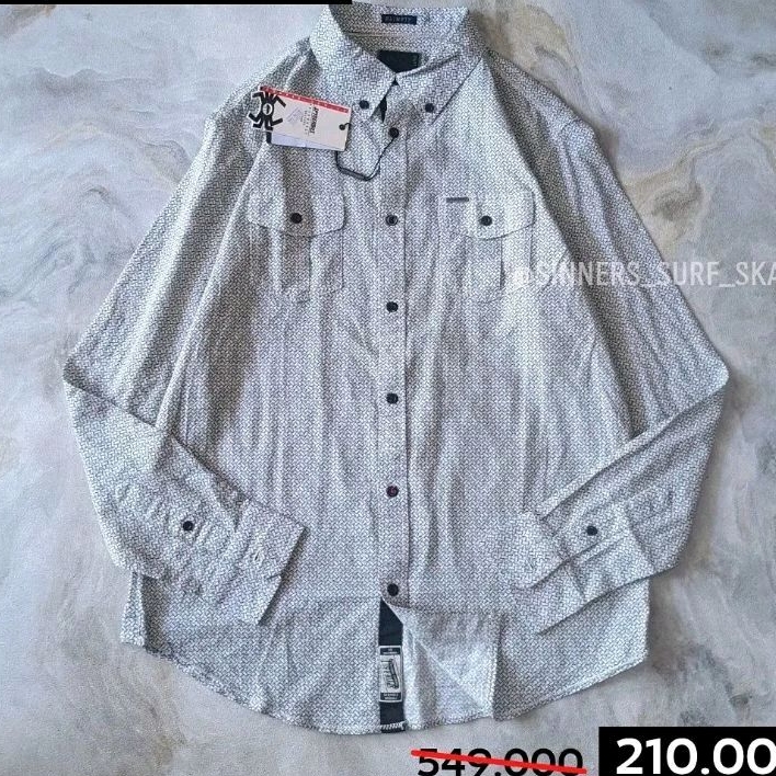 kemeja panjang spyderbilt - size S