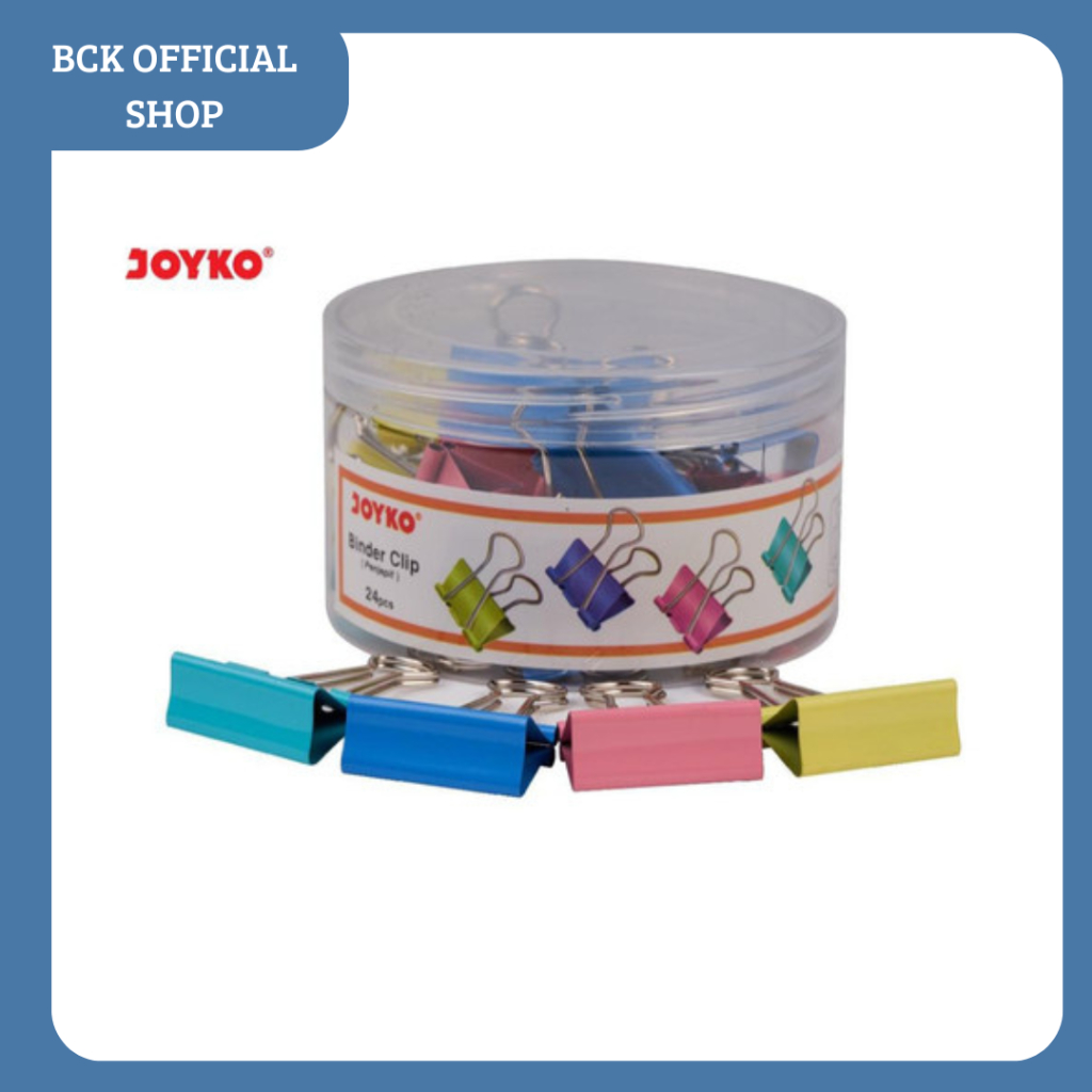 

Binder Clip Klip Penjepit Kertas Joyko Pastel PTL - 155PTL (DRUM)